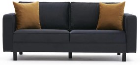 Sofá de 2 Lugares Kale – Antracite – 180x83x91 cm