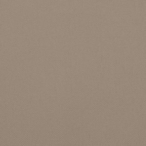 Almofadões cadeiras altas jardim 4 pcs tecido cinza-acastanhado