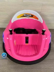 Carrinho de Choques elétrico para crianças Autogiro 12V Eléctrico Rosa