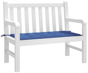 Almofadão p/ banco de jardim 100x50x3cm tecido oxford azul real