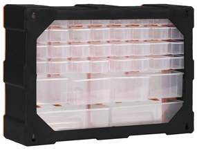Caixa organizadora com 38 gavetas 52x16x37,5 cm