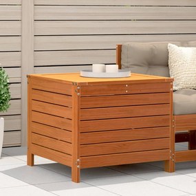 vidaXL Apoio pés p/ jardim 62x63,5x53,5 cm pinho maciço castanho-mel