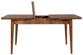 Mesa de Jantar Extensível Vina – Nogueira – 130x77x80 cm
