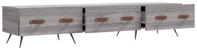 Móvel de TV 150x36x30 cm derivados de madeira cinzento sonoma