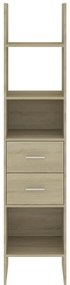 Estante 40x35x180 cm contraplacado cor carvalho sonoma