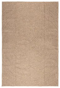 Tapete ZIZUR 160x230 cm aspeto de juta interior e exterior
