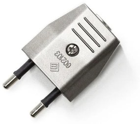 Creative Plug - ficha 2 pólos Europlug 10A - Titanio