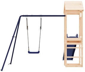 Conjunto de brincar p/ exterior madeira de pinho maciça