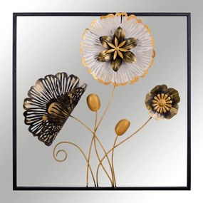 Acessório Decorativo de Parede Leon – Multicolor – 55 x 5 x 55 cm
