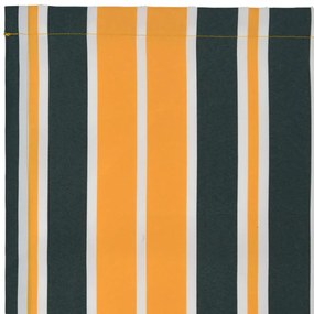 Valência de Toldos 2,5 m Verde e Amarelo 2,3 x 0,2 m