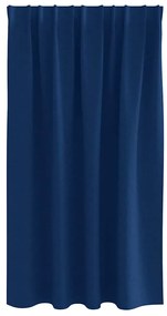 Cortinas com cortinas 2 pcs Azul escuro 140 x 140 cm Poliéster