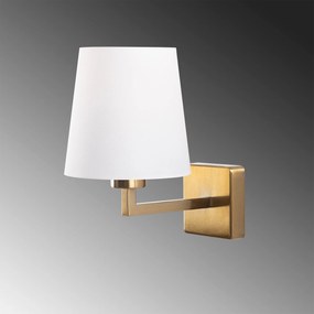 Candeeiro de Parede Profil – Branco Dourado – 18 x 24 cm