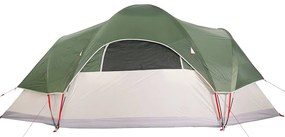 Tenda familiar em cúpula para 9 pessoas impermeável verde
