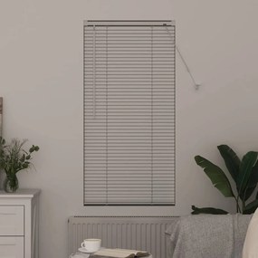 Persiana de Janela com cortinas Outros Manual Branco 80 x 130 cm Alumí