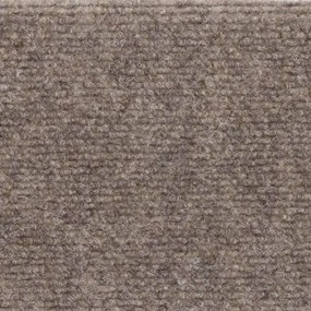 Tapetes de escada adesivos 15 pcs 65x21x4 cm agulhado creme