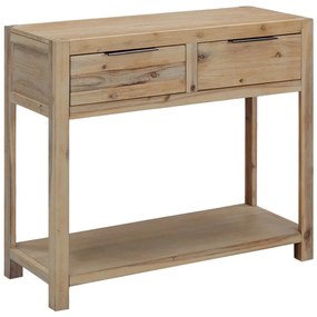 vidaXL Mesa consola 82x33x73 cm madeira de acácia maciça