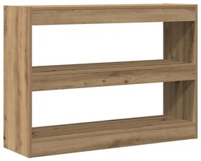 Estante/Divisor de Ambiente vidaXL - Carvalho Artisan - 100x30x72 cm -
