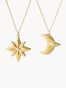 Ornamentos para árvore de Natal CC, conjunto de 2, 18 quilates