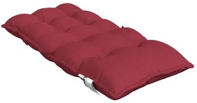 Almofadões cadeira encosto baixo 6 pcs oxford vermelho-tinto