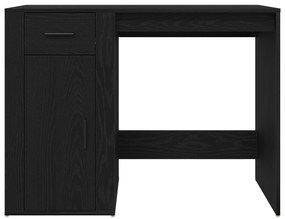 Mesa vidaXL Preta Carvalho 100x49x75 cm Madeira engenheirada