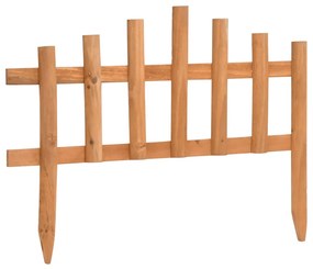 Bordas de relvado 10 pcs 4,4 m abeto