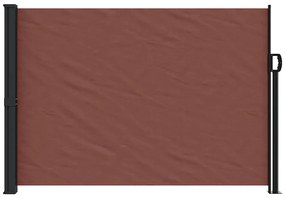 Toldo lateral retrátil 140x600 cm castanho