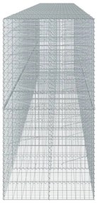 Cesto gabião com cobertura 950x100x200 cm ferro galvanizado
