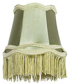 Abajur em tecido verde 12 cm - Granny