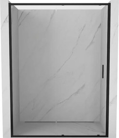 Mexen Exo porta de duche de correr 155 cm, transparente, preta - 8151-155-000-70-00