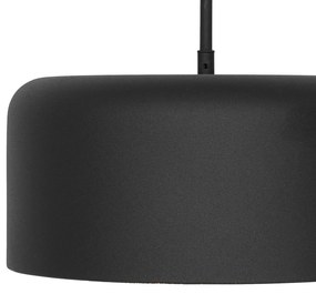 Candeeiro de suspensão retro preto com interior dourado - Jinte Retro,Industrial