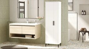 Armário Multiuso DY1 – Branco – 50,4 cm x 165 cm x 35,7 cm
