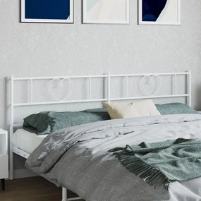 Cabeceira de cama 193 cm metal branco