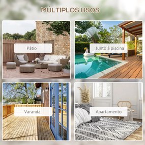 Conjunto de 2 Cadeiras Dobráveis para Exterior Cadeiras para Jardim com Textilene e Metal  58x64x94 cm Cinza Escuro