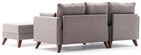 Sofá-Cama de Canto Bella – Castanho – 205 cm Largura x 85 cm Altura x