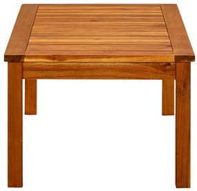 Mesa de centro p/ jardim 90x50x36 cm madeira de acácia maciça