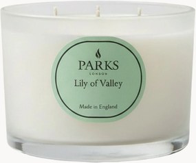 Vela perfumada artesanal com três pavios Vintage Aromatherapy (lírio-do-vale, flores brancas, almíscar branco)