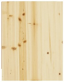 Mesas de cabeceira 2 pcs 40x30,5x40 cm madeira de abeto maciça