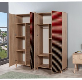 Roupeiro Imaj – Carvalho Sonoma – 180x192x52 cm