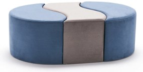 Pouffe Alya Puf – Azul Mink – 120 cm x 40 cm x 80 cm