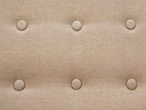 Sofá de 3 lugares em tecido creme MOTALA Beliani