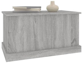 Caixa de arrumação 70x40x38 cm derivados madeira cinza sonoma