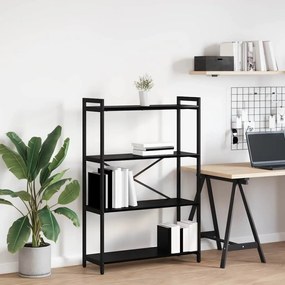 vidaXL Estante Carvalho Preto 80 x 30 x 120 cm Madeira processada