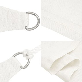 Para-sol estilo vela 160 g/m² 3/4x2 m PEAD branco