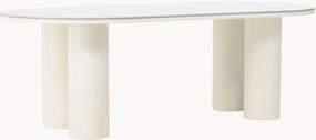 Mesa de jantar oval Havstenssund, 220 x 110 cm
