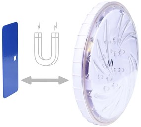Luz LED piscina submersível/flutuante controlo remoto multicor