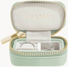 Caixa pequena de viagem para joias Sage Green