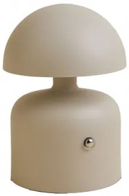 Nantali Wireless Iron Led Lâmpada De Mesa Para Exterior Tapioca Bege - Sklum