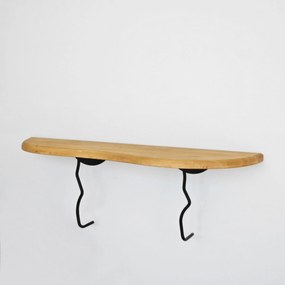 Prateleira de Parede Edera – Preto Carvalho – 99 cm x 22 cm