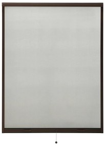 148732 vidaXL Tela anti-insetos de descer para janelas 120x170 cm castanho