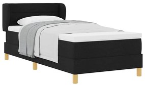 Cama Box Spring com Colchão vidaXL Preta 80x200 cm Tecido